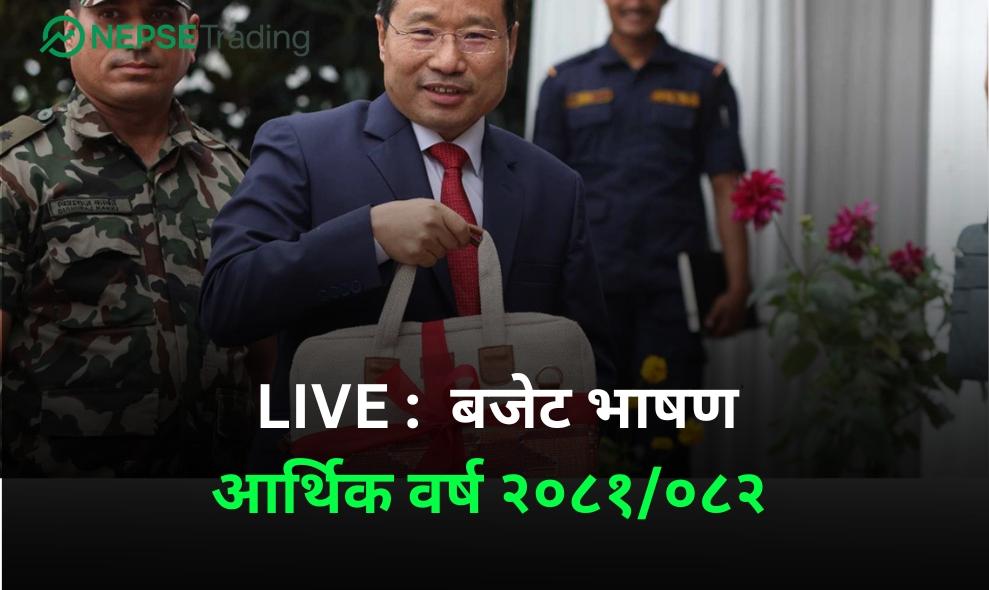 LIVE: The budget speech has started 