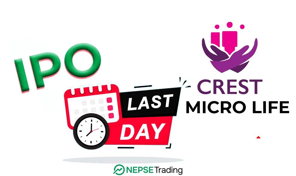 Crest Micro Life Insurance IPO Open Until Tomorrow