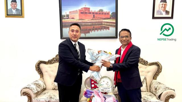 Courtesy Meeting Between SEBON Chair and NRB Governor