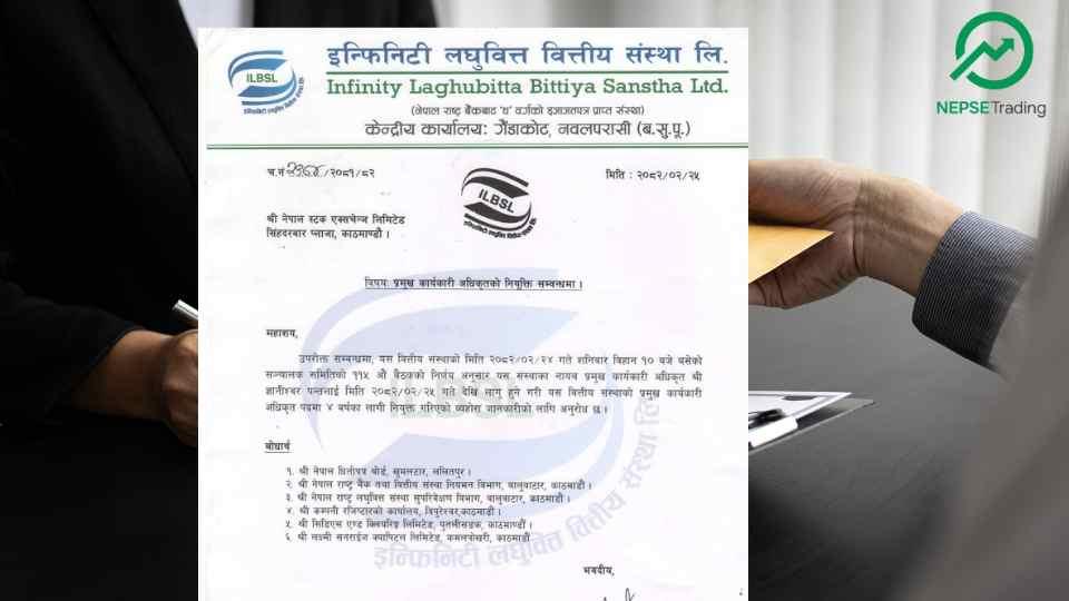 Gyani Shwar Pant Appointed as CEO of Infinity Laghubitta