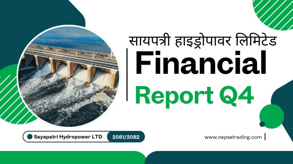 सायपत्री हाइड्रोपावर चौथो त्रैमास: आम्दानी स्थिर, EPS घट्यो, बजार मूल्य बढ्यो