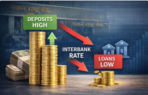 नेपालमा कर्जा र निक्षेपको वृद्धि
